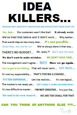 Idea Killer Poster - Custom Colours